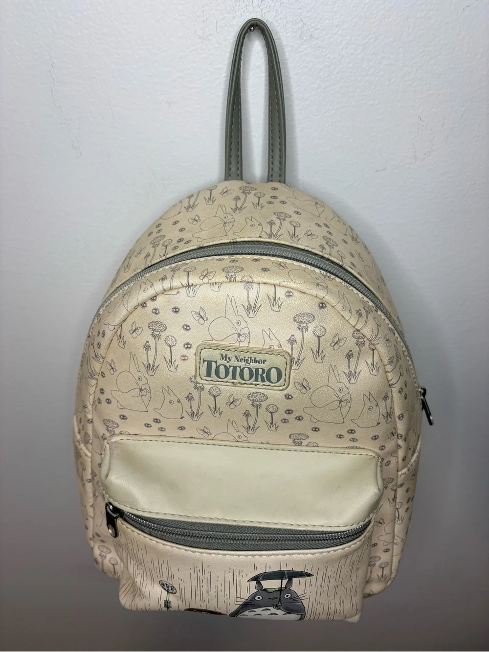 My Neighbor Totoro Loungefly Mini Backpack Cream Gray Her Universe